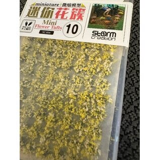 STORM CREATION SC 406-10 MINI FLOWER TUFTS YELLOW