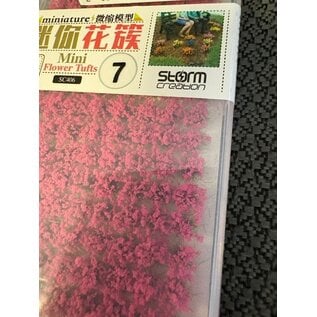 STORM CREATION SC 406-7 MINI FLOWER TUFTS PINK