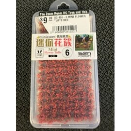 STORM CREATION SC 406-6 MINI FLOWER TUFTS RED