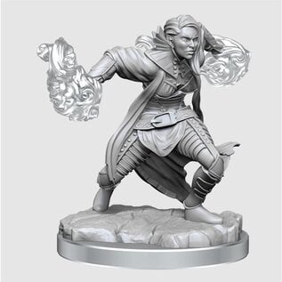 WIZKIDS WK 90410 D&D Nolzur's Marvelous Unpainted Miniatures: Wave 20: Half-Elf Warlock