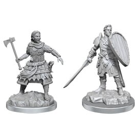 WIZKIDS WK90639 D&D Nolzurs Marvelous Unpainted Miniatures: Wave 21: Human Fighters
