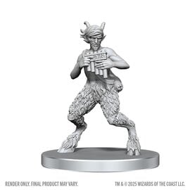 WIZKIDS WK 90859 D&D Nolzur's Marvelous Unpainted Miniatures: Wave 28: Satyr & Dryad