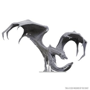 WIZKIDS WK 90773 D&D Nolzur's Marvelous Unpainted Miniatures: Adult Black Dragon Corruptor