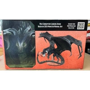 WIZKIDS WK 90773 D&D Nolzur's Marvelous Unpainted Miniatures: Adult Black Dragon Corruptor