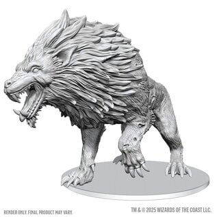 WIZKIDS WK 90848 D&D Nolzur's Marvelous Unpainted Miniatures: Dire Worg