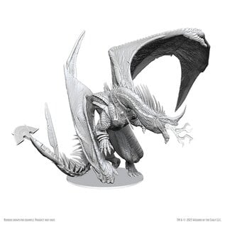 WIZKIDS WK 90798 D&D Nolzur's Marvelous Unpainted Miniatures: Ancient Blue Dragon