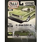 AUTOWORLD AW 07644 1968 DODGE CORONET R/T MEDIUM GREEN POLY 1/64 DIE-CAST