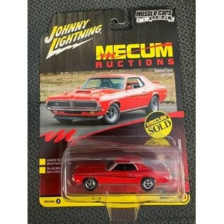 JOHNNY LIGHTNING JL 06775 1969 MERCURY COUGAR ELIMINATOR COMPETITION ORANGE 1/64 DIE-CAST