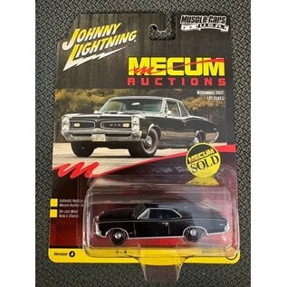 JOHNNY LIGHTNING JL 06776 1966 PONTIAC GTO STARLIGHT BLACK 1/64 DIE-CAST