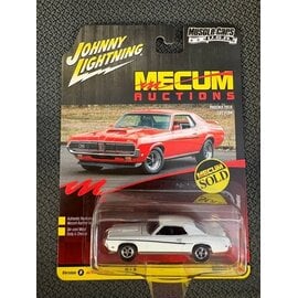 JOHNNY LIGHTNING JL 06781 1969 MERCURY COUGAR ELIMINATOR WHITE 1/64 DIE-CAST