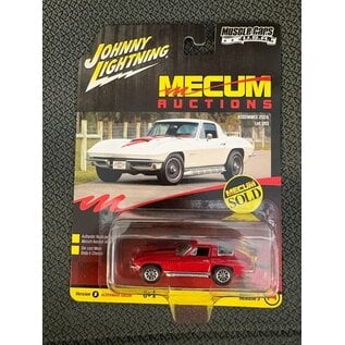 JOHNNY LIGHTNING JL 06780 1967 CHEVROLET CORVETTE 427 RED 1/64 DI-CAST