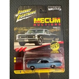 JOHNNY LIGHTNING JL 06782 1966 PONTIAC GTO STARLIGHT BLUE 1/64 DIE-CAST
