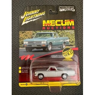 JOHNNY LIGHTNING JL 06784 1966 CHEVROLET EL CAMINO SILVER 1/64 DIE-CAST
