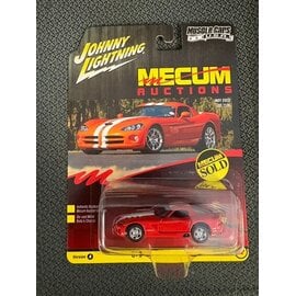 JOHNNY LIGHTNING JL 06777 2008 DODGE VIPER SRT10 RED/WHITE STRIPES 1/64 DIE-CAST