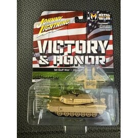 JOHNNY LIGHTNING JL 07823 M1A1 ABRAMS TANK VICTORY & HONOR 1/64 DIE-CAST