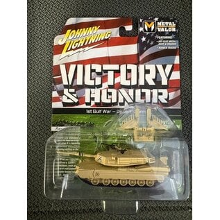 JOHNNY LIGHTNING JL 07823 M1A1 ABRAMS TANK VICTORY & HONOR 1/64 DIE-CAST