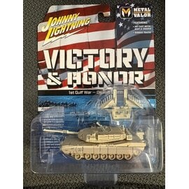 JOHNNY LIGHTNING JL 07829 M1A1 ABRAMS TANK VICTORY & HONOR 1/64 DIE-CAST