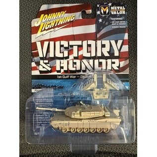 JOHNNY LIGHTNING JL 07829 M1A1 ABRAMS TANK VICTORY & HONOR 1/64 DIE-CAST