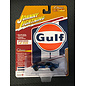 JOHNNY LIGHTNING JL 06212 1965 SHELBY COBRA DAYTONA COUPE GULF CORPORATE BLUE WITH WHITE AND ORANGE STRIPES 1/64 DIE-CAST
