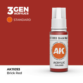 AK INTERACTIVE AK 11093 AK Interactive 3G Acrylic Brick Red 17ml