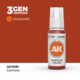 AK INTERACTIVE AK 11091 AK Interactive 3G Acrylic Carmine 17ml