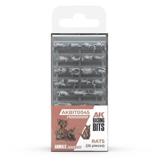 AK INTERACTIVE AK BIT0045 AK Interactive Rats Basing Bits (25 Pieces)