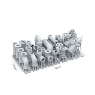 AK INTERACTIVE AK BIT0043 AK Interactive Pipes