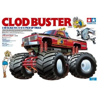 TAMIYA TAM 58762 CLOD BUSTER (2026) 1/10 SCALE 4X4X4 PICK-UP TRUCK
