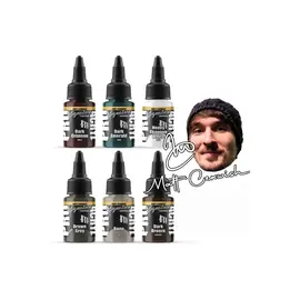 Monument Hobbies MMH-MPA-SET-S04 Monument Hobbies Pro Acryl Signature Series Matt Cexwish Signature Set 6 Colors