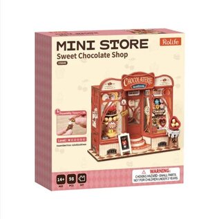 ROLIFE ROE DS046 Rolife Sweet Chocolate Shop DIY Miniature House Kit
