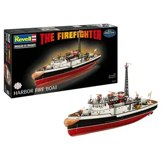 REVELL GERMANY REV 05197 THE FIREFIGHTER HARBOR FIRE BOAT 1/87 PLASTIC MODEL