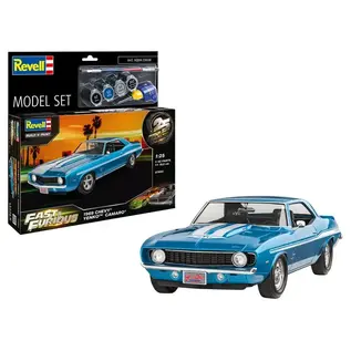 REVELL GERMANY REV 67694 1969 CHEVY YENKO CAMARO FAST & FURIOUS 1/25 PLASTIC MODEL COMPLETE SET