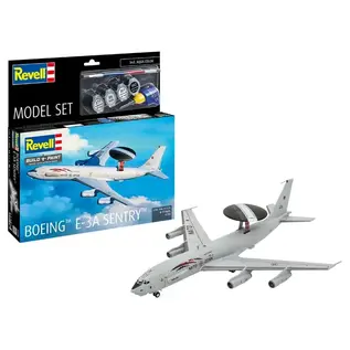 REVELL GERMANY REV 63794 BOEING E-3A SENTRY 1/144 PLASTIC MODEL COMPLETE SET