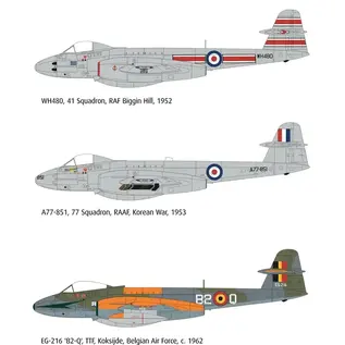 REVELL GERMANY REV 03750 GLOSTER METEOR F.8 1/32 PLASTIC MODEL