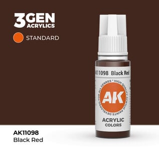 AK INTERACTIVE AK 11098 AK Interactive 3G Acrylic Black Red 17ml