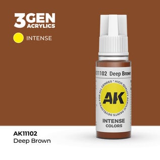 AK INTERACTIVE AK 11102 AK Interactive 3G Acrylic Deep Brown 17ml