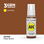 AK INTERACTIVE AK 11102 AK Interactive 3G Acrylic Deep Brown 17ml