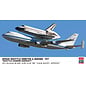 HASEGAWA HSG 10844 Hasegawa 1/200 Space Shuttle Orbiter & Boeing 747 'Farewell' PLASTIC MODEL
