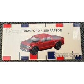 BURAGO BUR 249098 2024 FORD F-150 RAPTOR RED 1/64 DIE-CAST