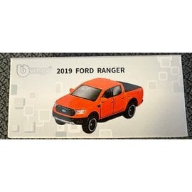 BURAGO BUR 240194 2019 FORD RANGER ORANGE 1/64 DIE-CAST