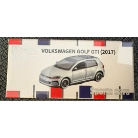 BURAGO BUR 242402 2017 VOLKSWAGEN GOLF GTI SILVER 1/64 DIE-CAST