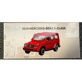 BURAGO BUR 240187 2018 MERCEDES-BENZ G-CLASS RED 1/64 DIE-CAST