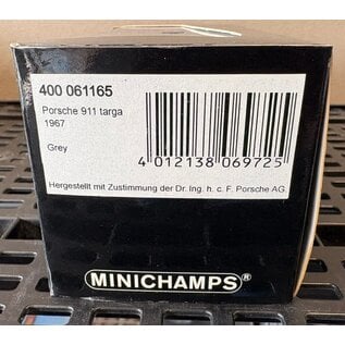 MINICHAMPS MIN 400061165 Porsche 911 Targa 1967 Grey 1:43