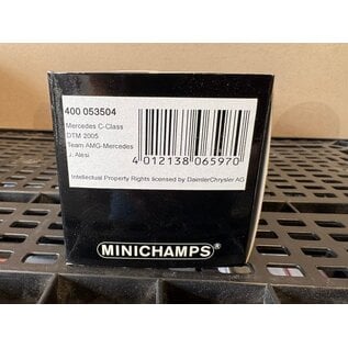 MINICHAMPS MIN  400053504 Mercedes C Class DTM 2005 Team AMG Mercedes