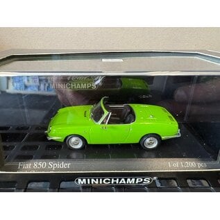 MINICHAMPS MIN 4001211231 Fiat 850 Sport Spider 1968 Green 1/43