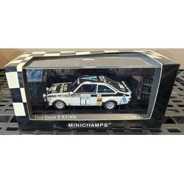 MINICHAMPS MIN 400758401 Ford Escort II RS1800 Winners RAC Rally 1975