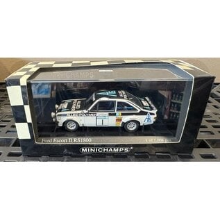 MINICHAMPS MIN 400758401 Ford Escort II RS1800 Winners RAC Rally 1975