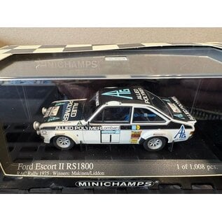 MINICHAMPS MIN 400758401 Ford Escort II RS1800 Winners RAC Rally 1975
