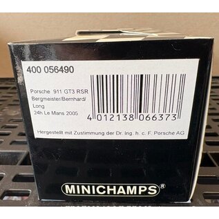 MINICHAMPS MIN 400056490 Porsche 911 GT3 RSR 24hr Lemans 2005 1/43