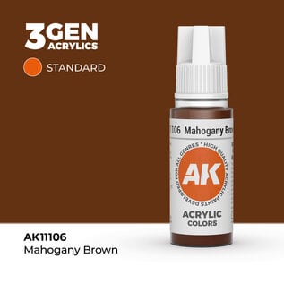 AK INTERACTIVE AK 11106 AK Interactive 3G Acrylic Mahogany Brown 17ml